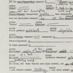 Western questionnaire, answ...