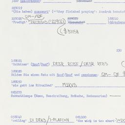 Western questionnaire, answ...