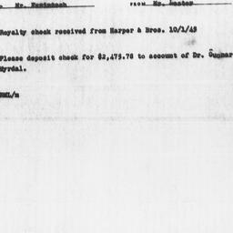 Memorandum from Robert M. L...