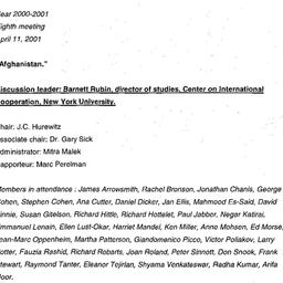 Minutes, 2001-04-11. The Mi...