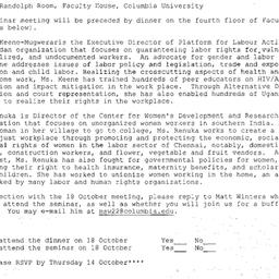 Announcements, 2004-10-18. ...