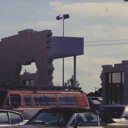 Exterior view, detail of la...