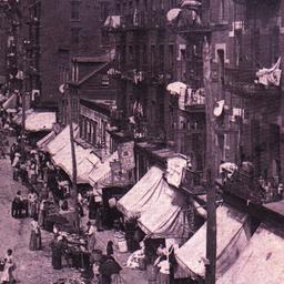 Scene on Lower East Side, N.Y.
