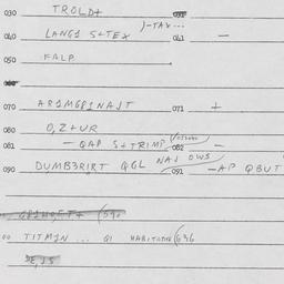 Eastern questionnaire, answ...