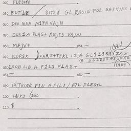 Eastern questionnaire, answ...