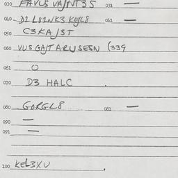 Eastern questionnaire, answ...