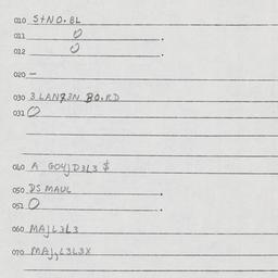 Eastern questionnaire, answ...