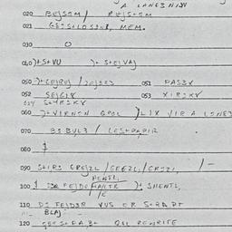 Eastern questionnaire, answ...
