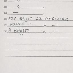 Eastern questionnaire, answ...
