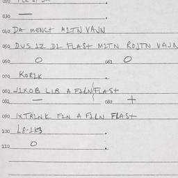 Eastern questionnaire, answ...