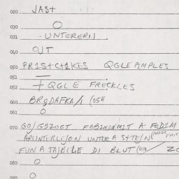 Eastern questionnaire, answ...
