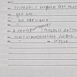 Eastern questionnaire, answ...