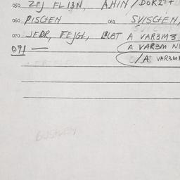 Eastern questionnaire, answ...