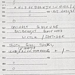 Eastern questionnaire, answ...