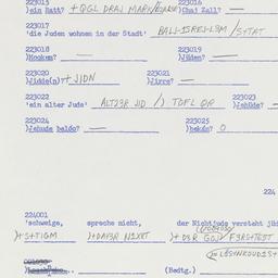 Western questionnaire, answ...