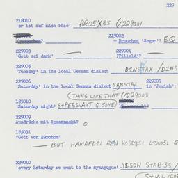 Western questionnaire, answ...