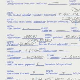 Western questionnaire, answ...