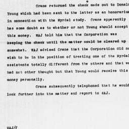 Memorandum from Walter A. J...