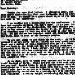 Letter from Gunnar Myrdal t...