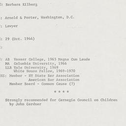 Nominating Committee