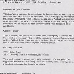 Nominating Committee