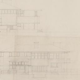 Rear, garden elevations