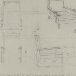 Upholstered chair details