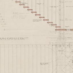 Hatch stair elevation, plan