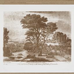 [A landscape, with the meet...