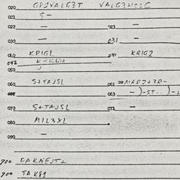 Eastern questionnaire, answ...