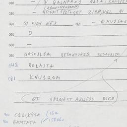 Eastern questionnaire, answ...