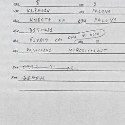 Eastern questionnaire, answ...
