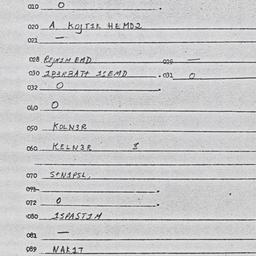 Eastern questionnaire, answ...