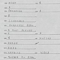 Eastern questionnaire, answ...