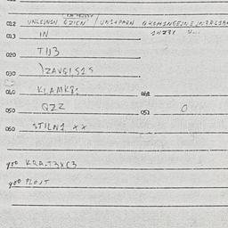 Eastern questionnaire, answ...