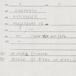 Eastern questionnaire, answ...