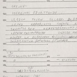 Eastern questionnaire, answ...