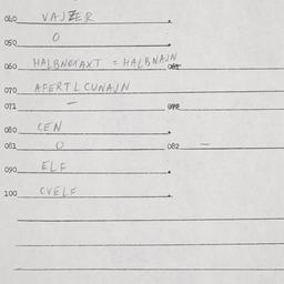 Eastern questionnaire, answ...