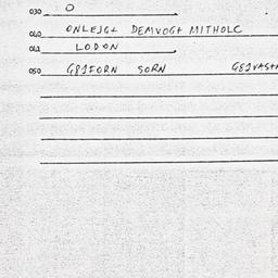 Eastern questionnaire, answ...