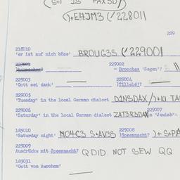 Western questionnaire, answ...