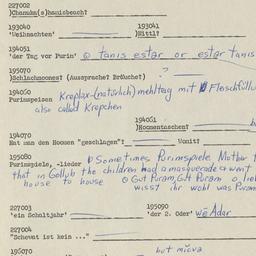 Western questionnaire, answ...