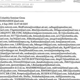 Announcements, 2003-10-14. ...