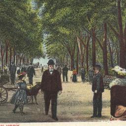 The Mall, Central Park, New...