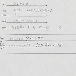 Eastern questionnaire, answ...