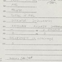 Eastern questionnaire, answ...