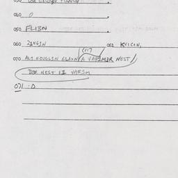Eastern questionnaire, answ...