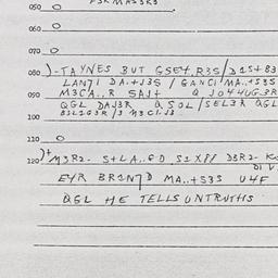Eastern questionnaire, answ...