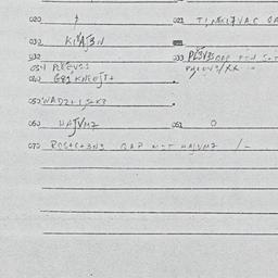 Eastern questionnaire, answ...