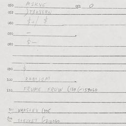 Eastern questionnaire, answ...