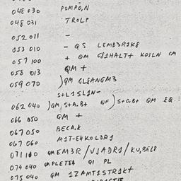 Eastern questionnaire, answ...